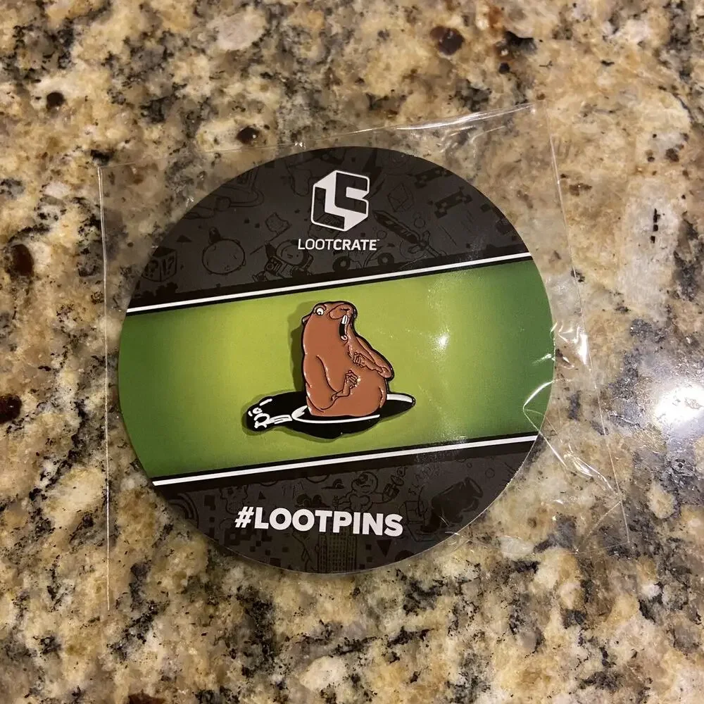 Loot Crate LootPins Groundhog Shadow Pin Groundhog Day October 2020 New Sealed